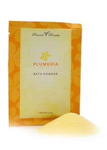 Plumeria Petals Bath Powder