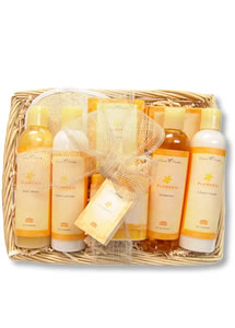 Plumeria Petals X-Large Hawaiian Gift Basket