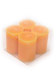 Plumeria Petals Organic Votive Candle